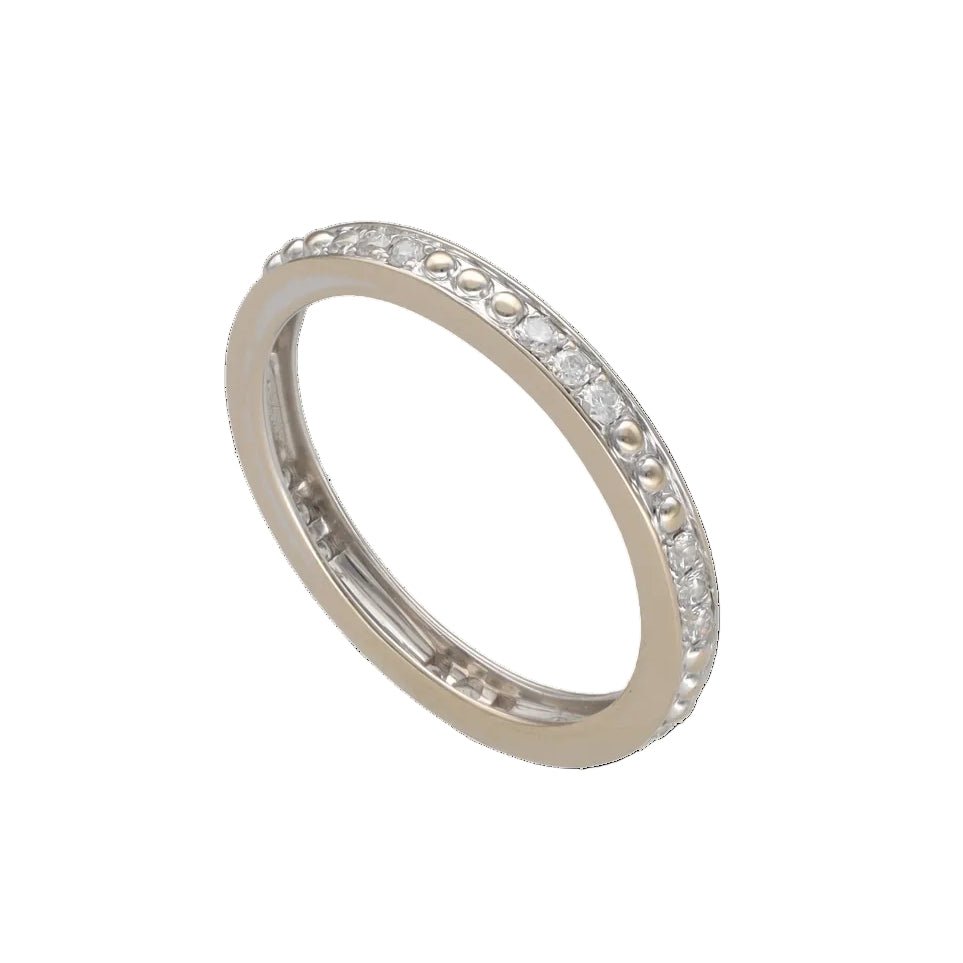 Bague Alliance MAUBOUSSIN en or blanc et diamants - Castafiore