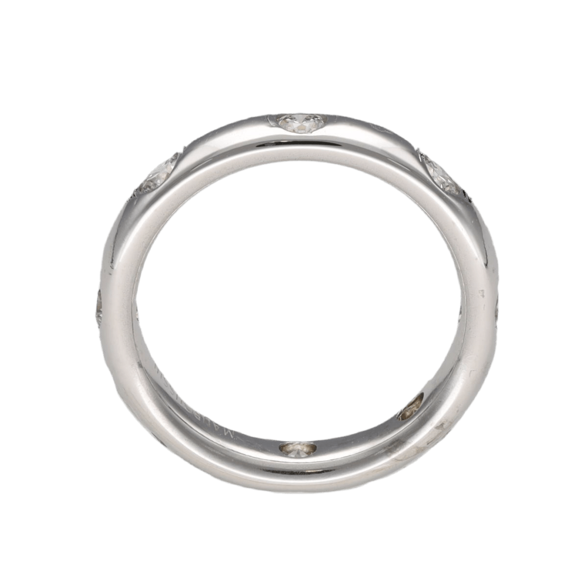 Bague Alliance MAUBOUSSIN en or blanc et diamants - Castafiore