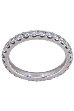 Bague Alliance MAUBOUSSIN "Passion & Fashion" en or blanc et diamants - Castafiore