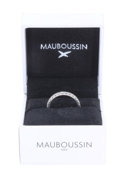 Bague Alliance MAUBOUSSIN "Passion & Fashion" en or blanc et diamants - Castafiore