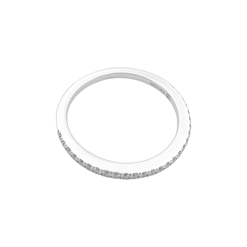 Bague Alliance MESSIKA "Émotion" en or blanc et diamants - Castafiore