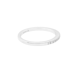 Bague Alliance MESSIKA "Émotion" en or blanc et diamants - Castafiore