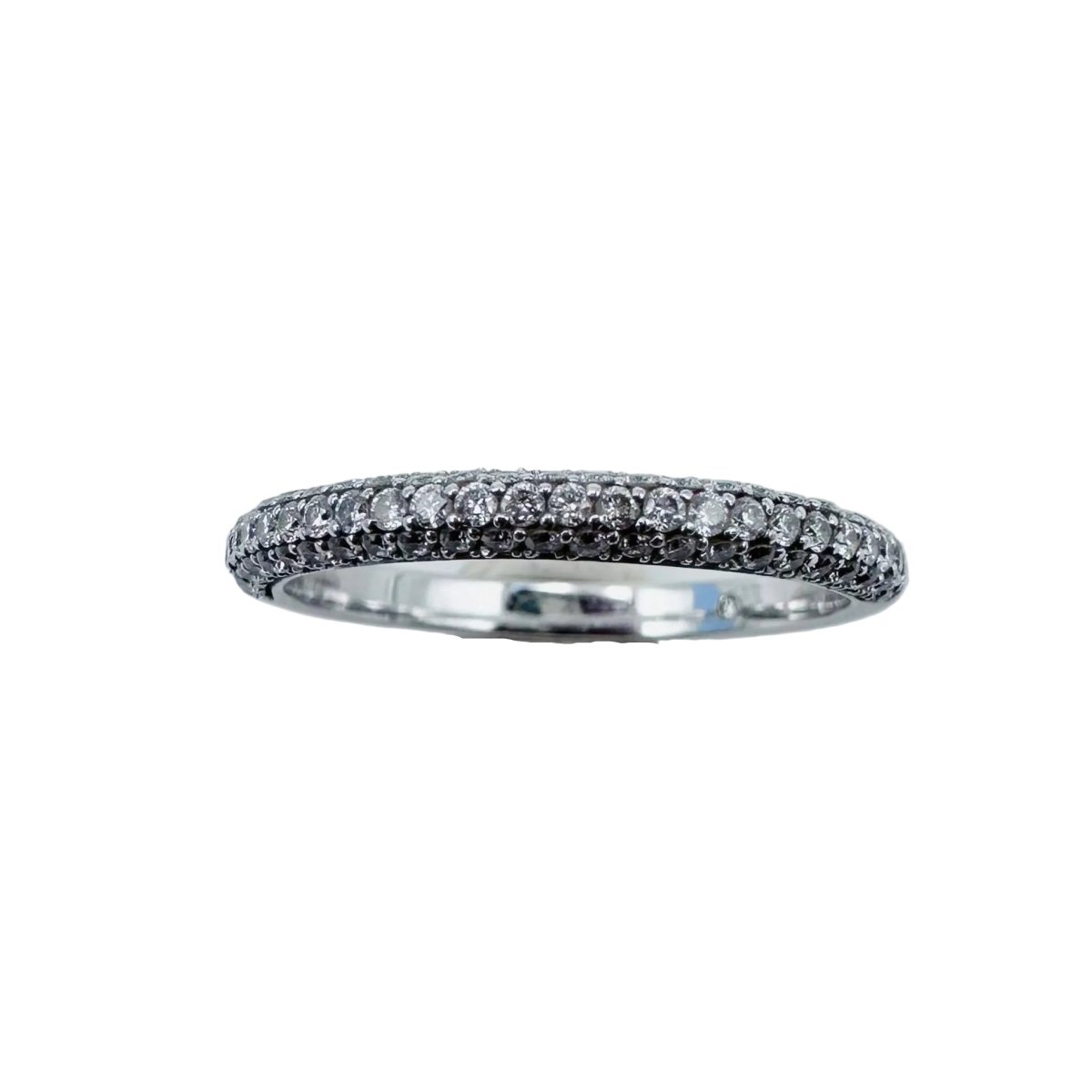 Bague Alliance MESSIKA "Joy" en or blanc et diamants - Castafiore