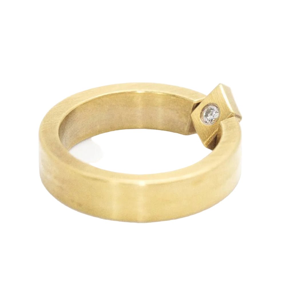 Bague Alliance NIESSING en or jaune et diamant - Castafiore