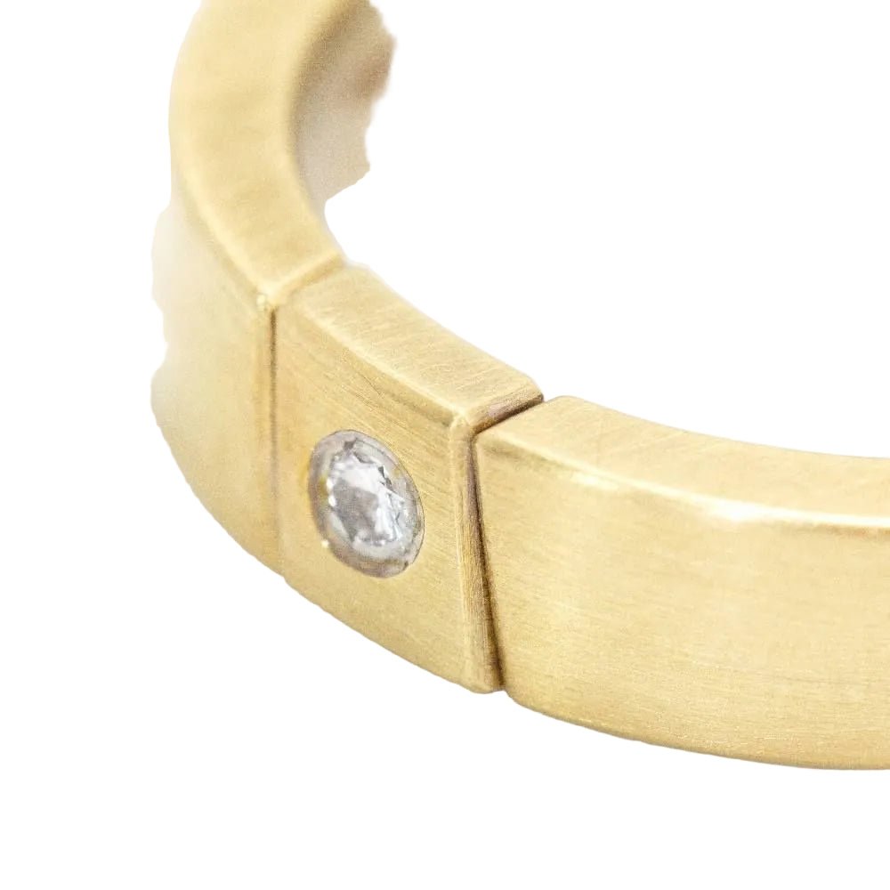 Bague Alliance NIESSING en or jaune et diamant - Castafiore