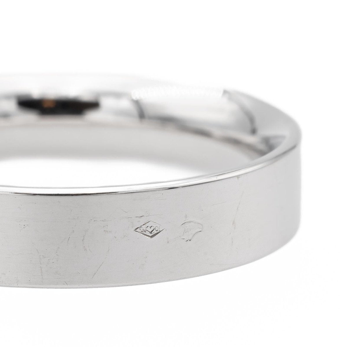 Bague Alliance Or blanc - Castafiore