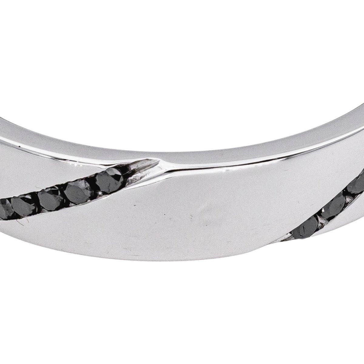 Bague Alliance Or blanc Diamant - Castafiore