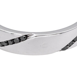 Bague Alliance Or blanc Diamant - Castafiore