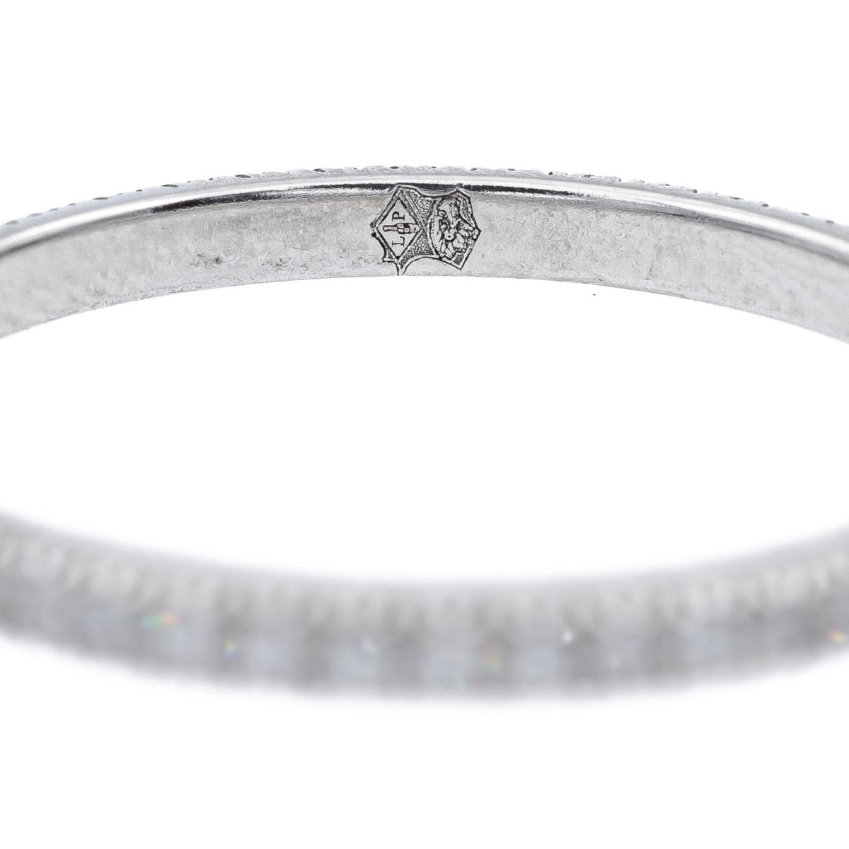 Bague Alliance Or blanc Diamant - Castafiore