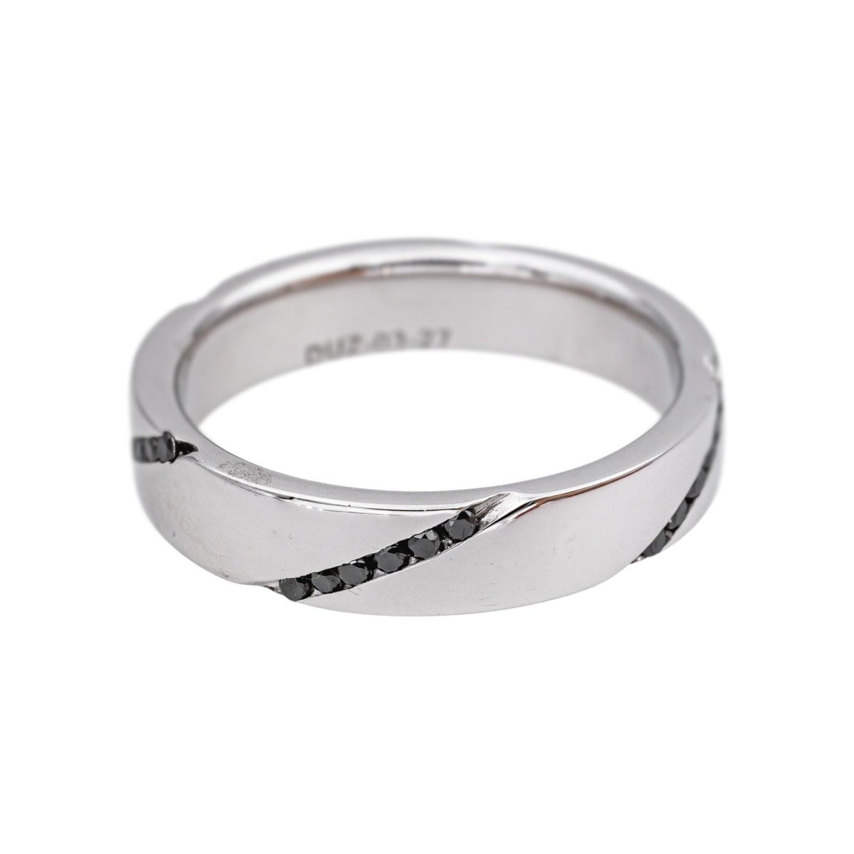 Bague Alliance Or blanc Diamant - Castafiore