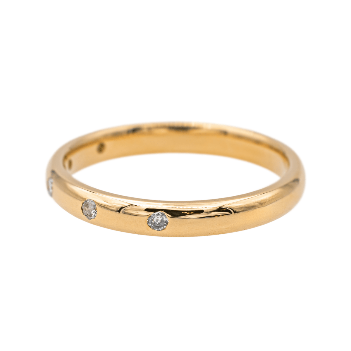 Bague Alliance Or jaune Diamant - Castafiore