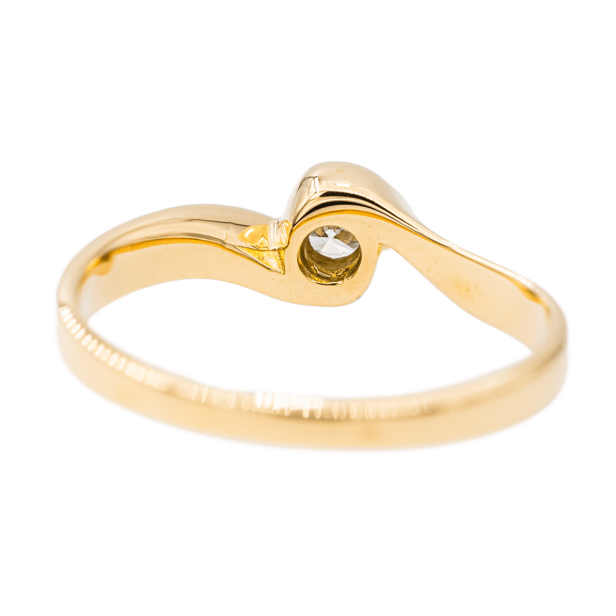 Bague Alliance Or jaune Diamant - Castafiore