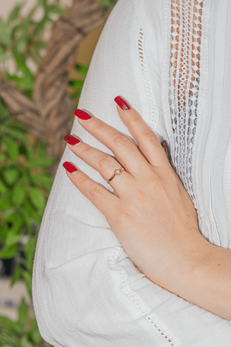 Bague Alliance Or jaune Diamant - Castafiore