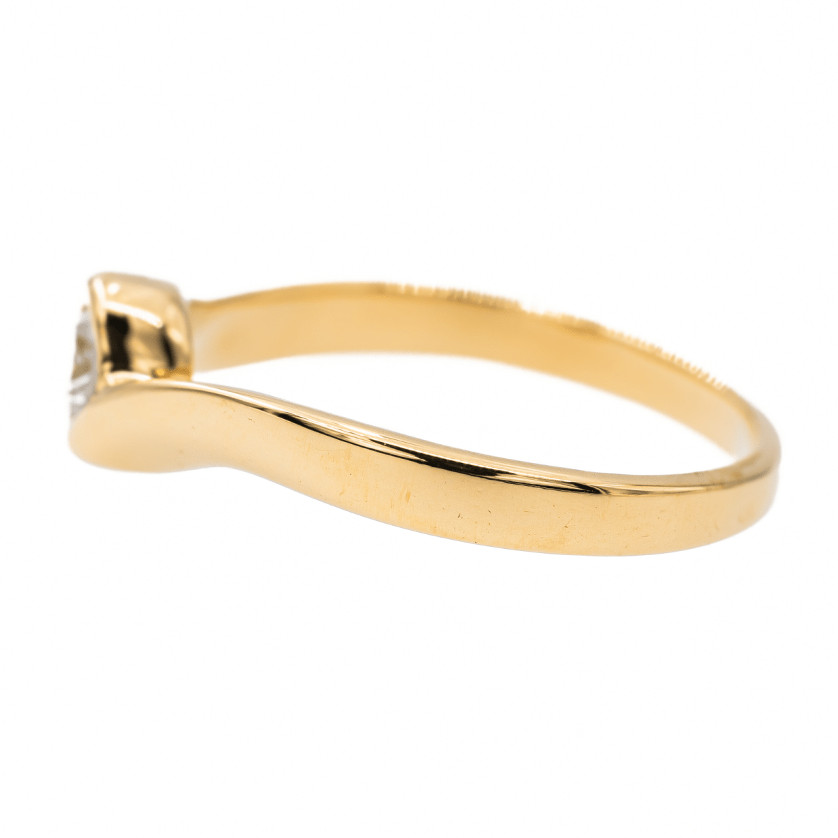 Bague Alliance Or jaune Diamant - Castafiore