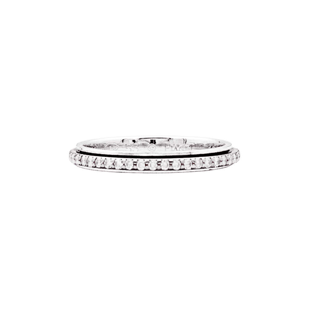 Bague Alliance PIAGET "Possession" en or blanc et diamants - Castafiore