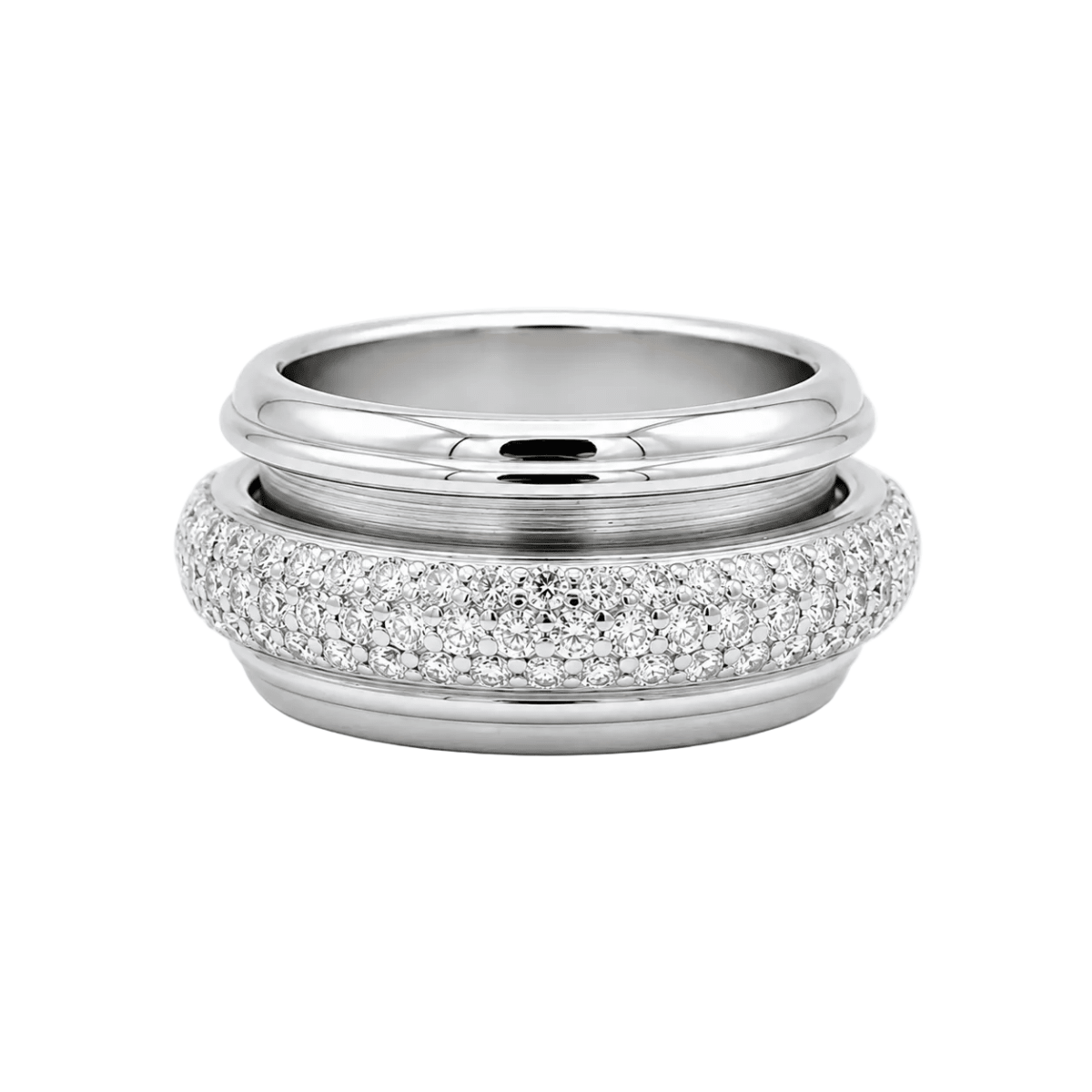 Bague Alliance PIAGET "Possession" en or blanc et diamants - Castafiore