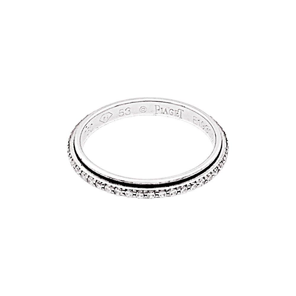 Bague Alliance PIAGET "Possession" en or blanc et diamants - Castafiore