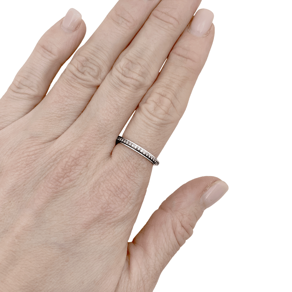 Bague Alliance PIAGET "Possession" en or blanc et diamants - Castafiore