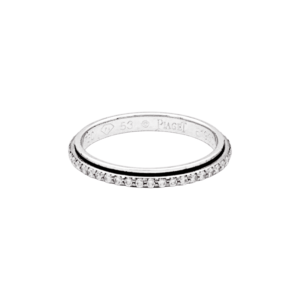 Bague Alliance PIAGET "Possession" en or blanc et diamants - Castafiore
