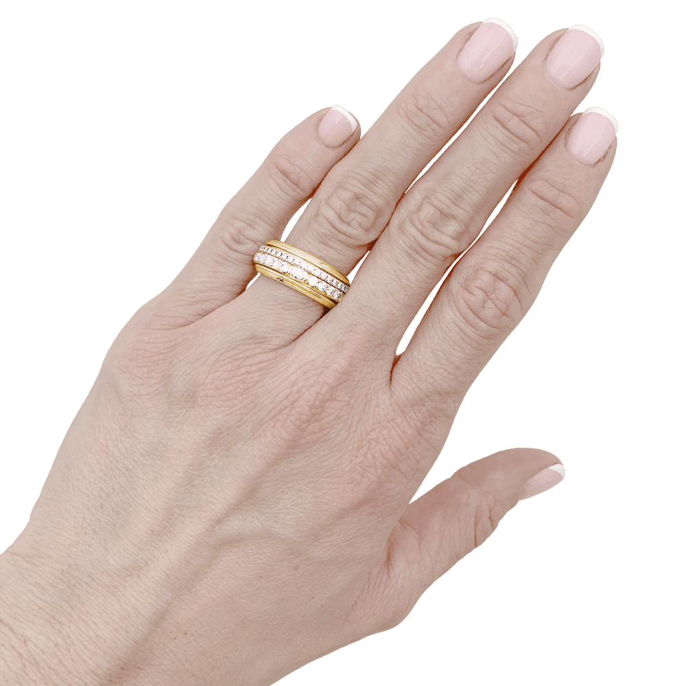 Bague Alliance PIAGET "Possession" en or rose et diamants - Castafiore