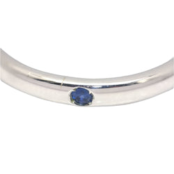 Bague Alliance POMELLATO en or blanc et saphir - Castafiore