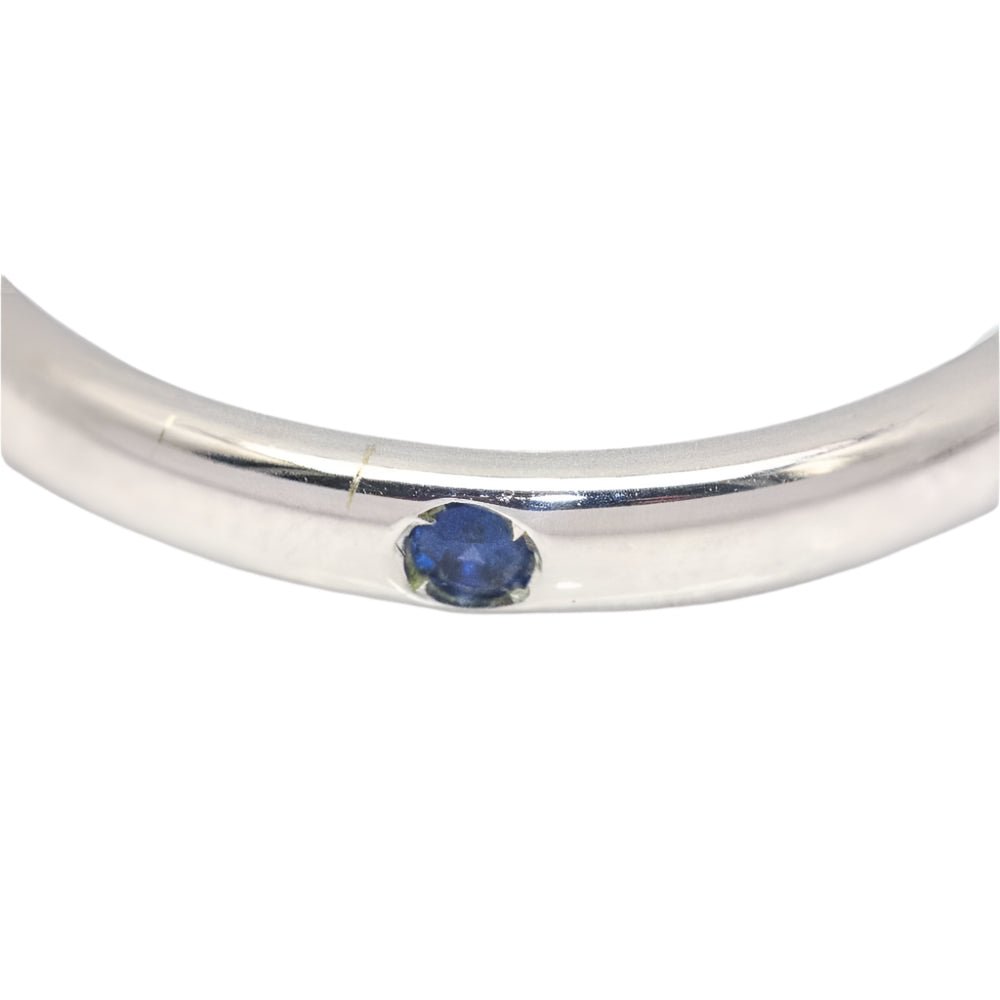 Bague Alliance POMELLATO en or blanc et saphir - Castafiore