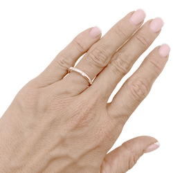 Bague Alliance POMELLATO "Lucciole" en or blanc et diamants - Castafiore