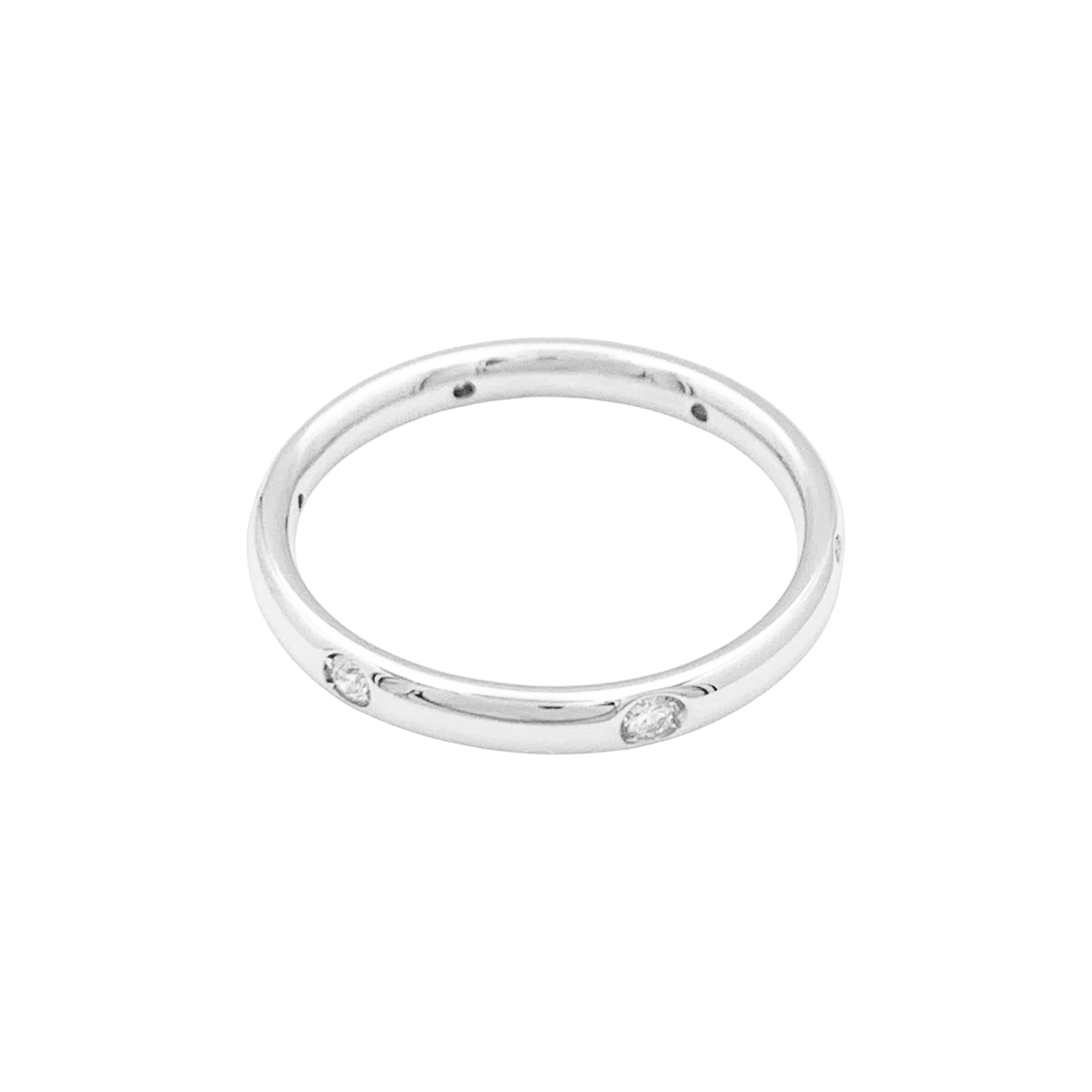 Bague Alliance POMELLATO "Lucciole" en or blanc et diamants - Castafiore