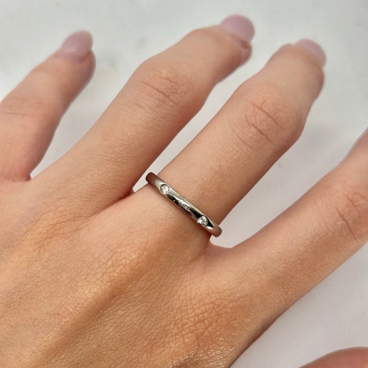 Bague Alliance POMELLATO "Lucciole" en or blanc et diamants - Castafiore
