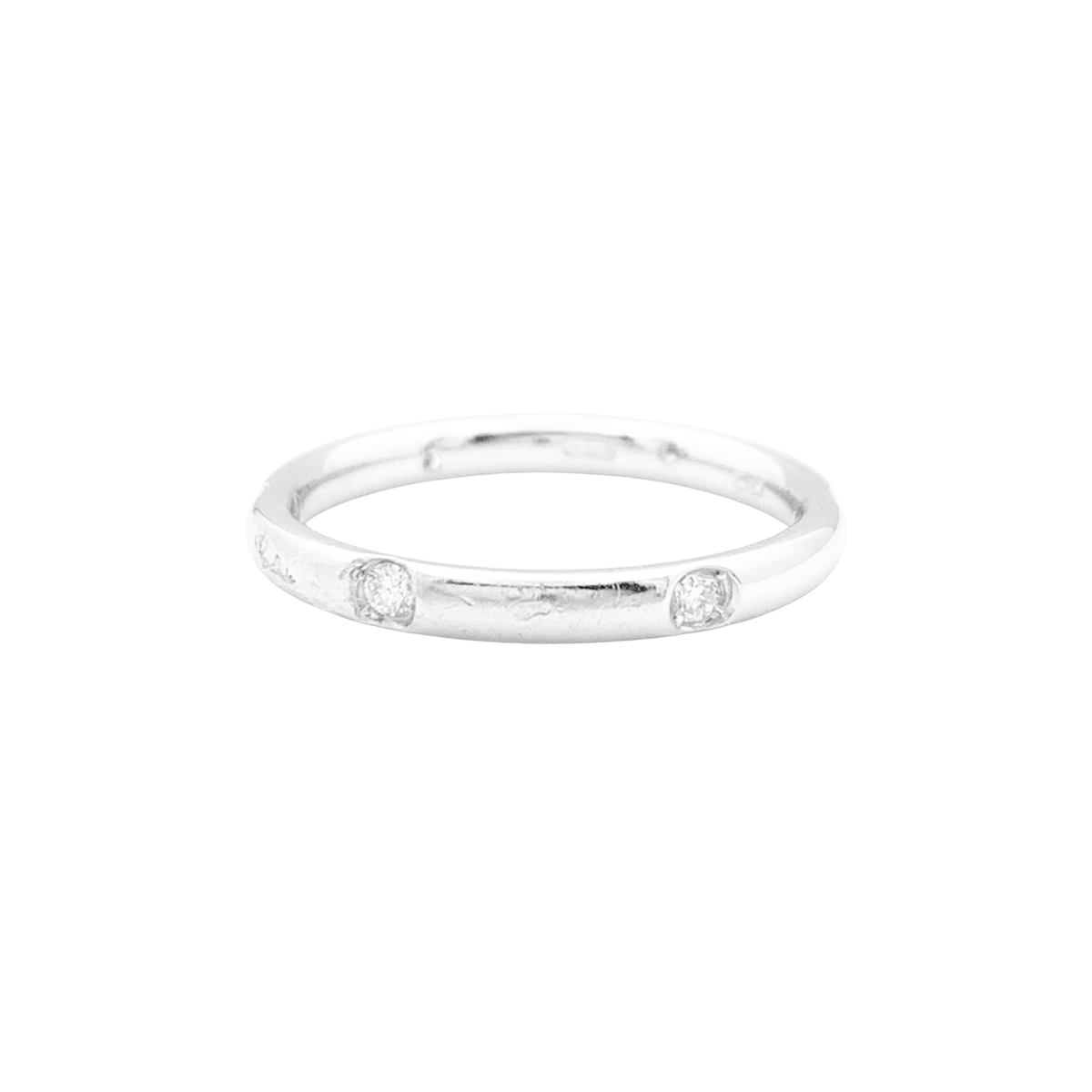 Bague Alliance POMELLATO "Lucciole" en or blanc et diamants - Castafiore