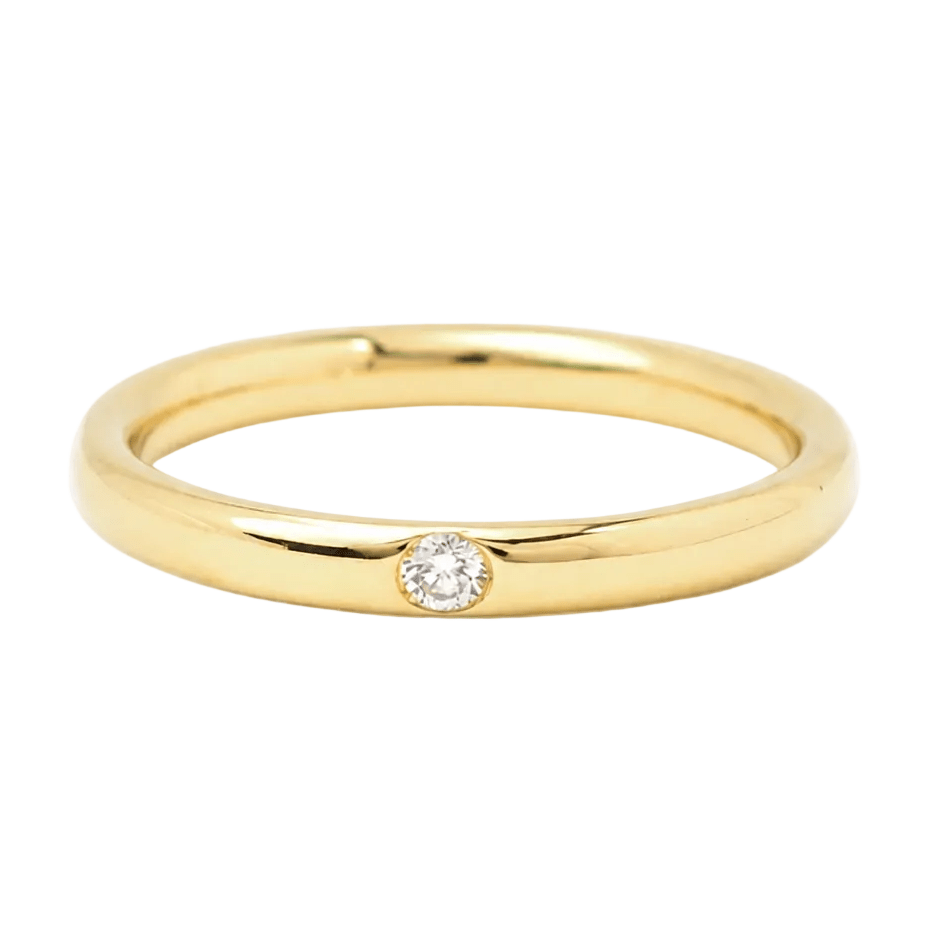Bague Alliance POMELLATO "Lucciole" en or jaune et diamant - Castafiore