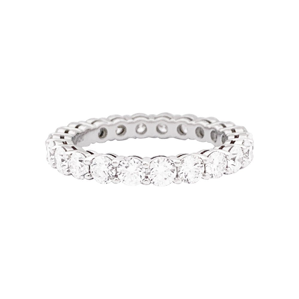 Bague Alliance TIFFANY & CO. "Forever" en platine et diamants - Castafiore