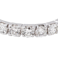 Bague Alliance tour complet Or blanc Diamant - Castafiore
