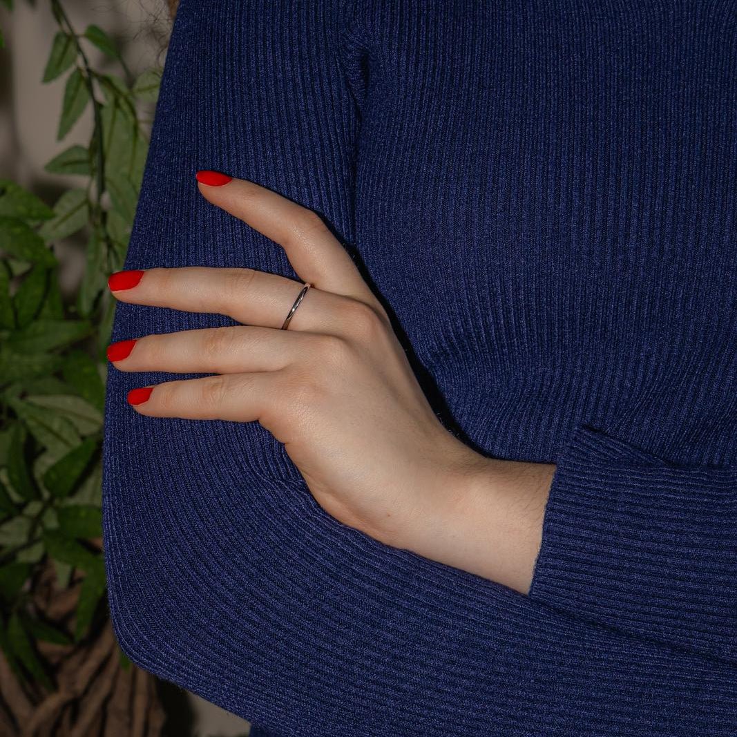 Bague Alliance VAN CLEEF & ARPELS "Toujours" en platine - Castafiore