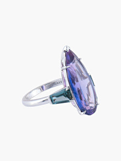 Bague Améthyste Spinelles - Castafiore