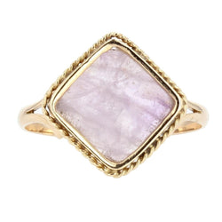Bague ancienne améthyste et or - Castafiore