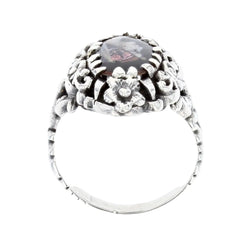 Bague ancienne argent émail - Castafiore