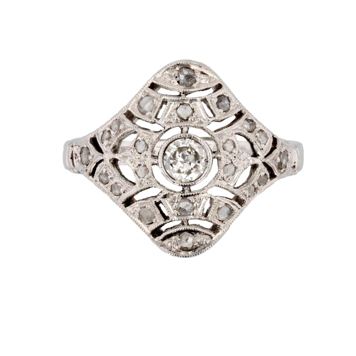 Bague ancienne diamants - Castafiore