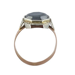 Bague ancienne hématite - Castafiore
