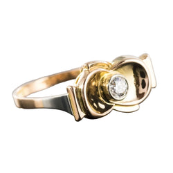 Bague ancienne nud diamant - Castafiore