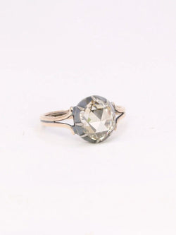 Bague ancienne solitaire diamant taille rose 1,6 ct - Castafiore