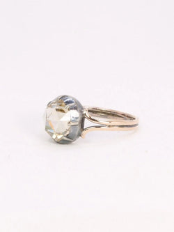 Bague ancienne solitaire diamant taille rose 1,6 ct - Castafiore