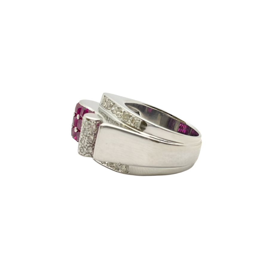 Bague Anello en or blanc et diamants - Castafiore