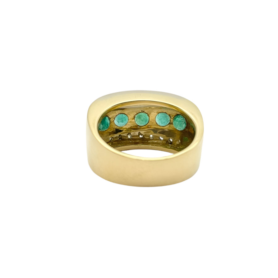 Bague ANELLO Smeraldi en or blanc et or jaune - Castafiore
