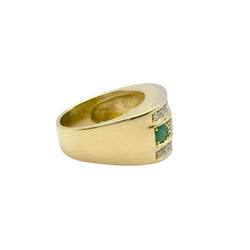 Bague ANELLO Smeraldi en or blanc et or jaune - Castafiore
