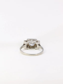 Bague Art - déco à gradins en or et diamants - Castafiore