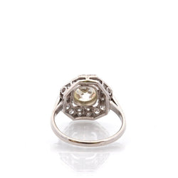 Bague art déco diamant 1,11cts M/VS2 - Castafiore