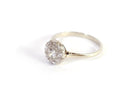 Bague Art Deco diamants ronde - Castafiore