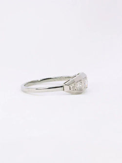 Bague Art Deco diamants taille ancienne - Castafiore