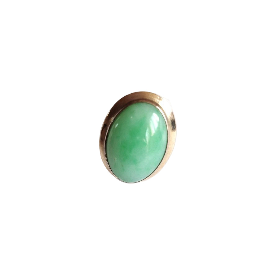 Bague Art - Déco en or blanc jade - Castafiore